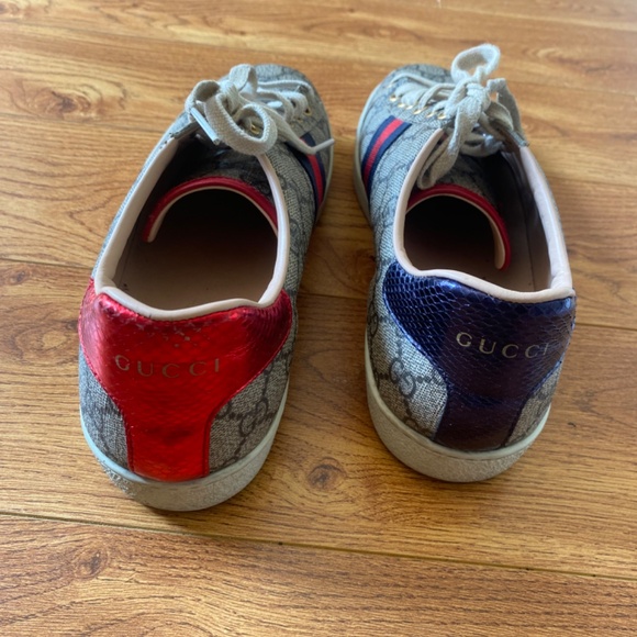 Gucci Ace GG Supreme sneakers men size 41 - Picture 5 of 11